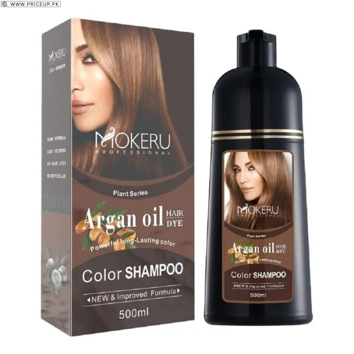 Mokeru Argan Oil Color Hair Dye Shampoo