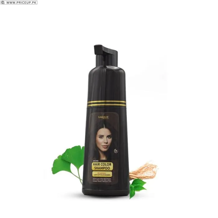 Yardlie Premium Dark Brown Hair Color Shampoo